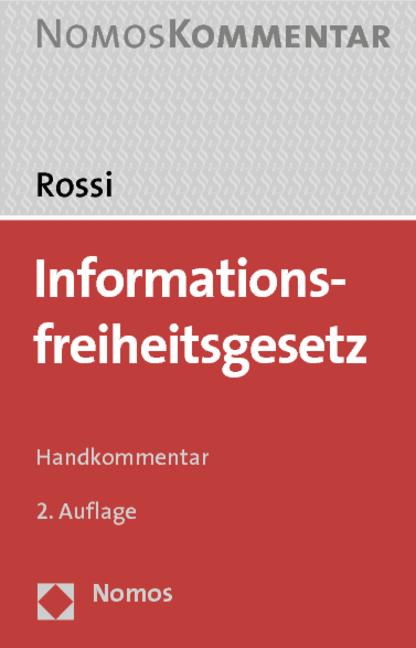 Vorderes Coverbild Informationsfreiheitsgesetz