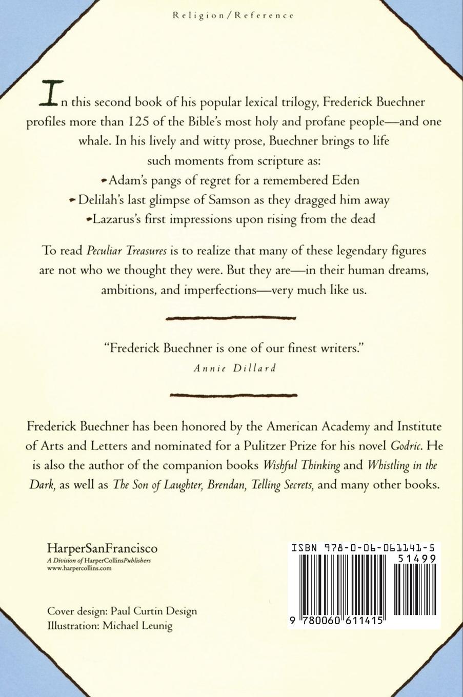 Rückseitencover Peculiar Treasures