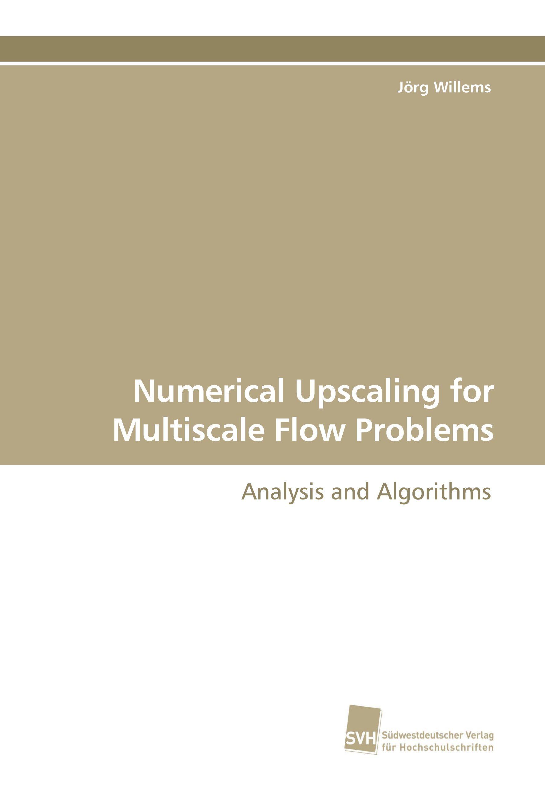 Vorderes Coverbild Numerical Upscaling for Multiscale Flow Problems