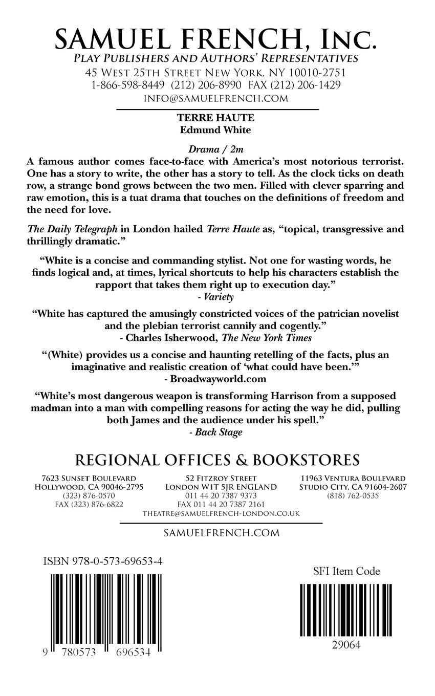 Rückseitencover Terre Haute