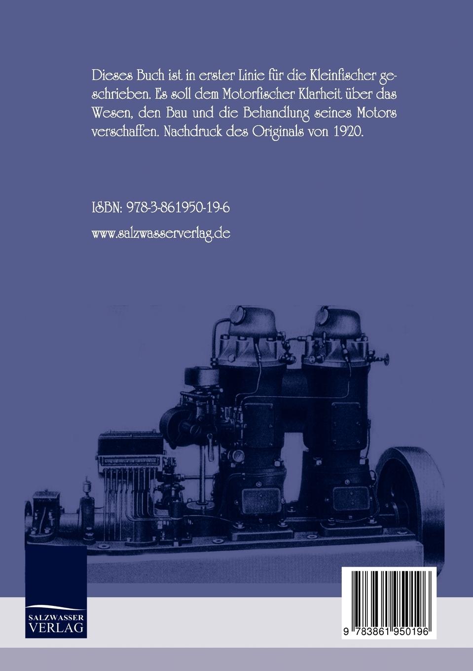 Rückseitencover Motoren für Fischkutter