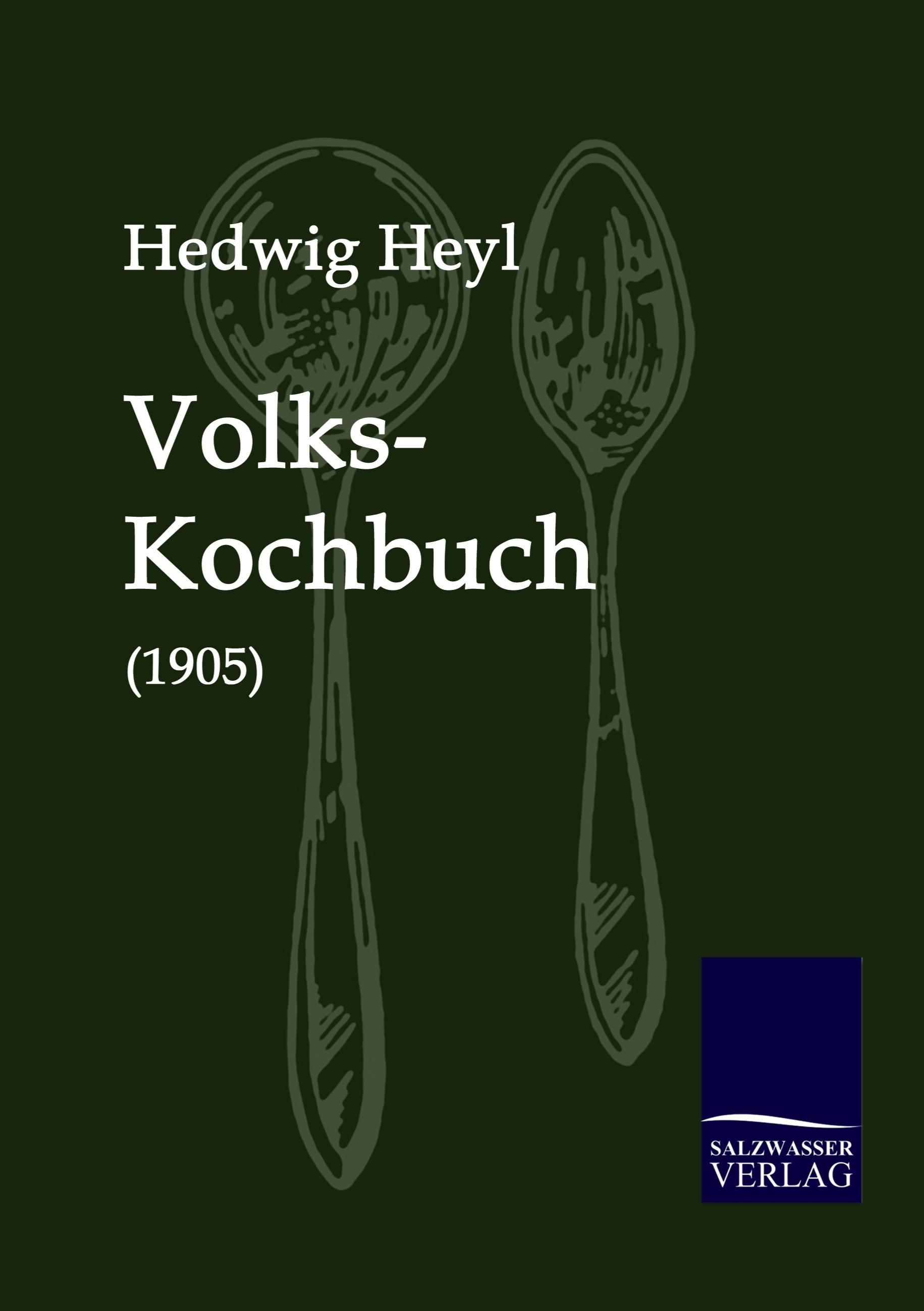 Vorderes Coverbild Volks-Kochbuch (1905)
