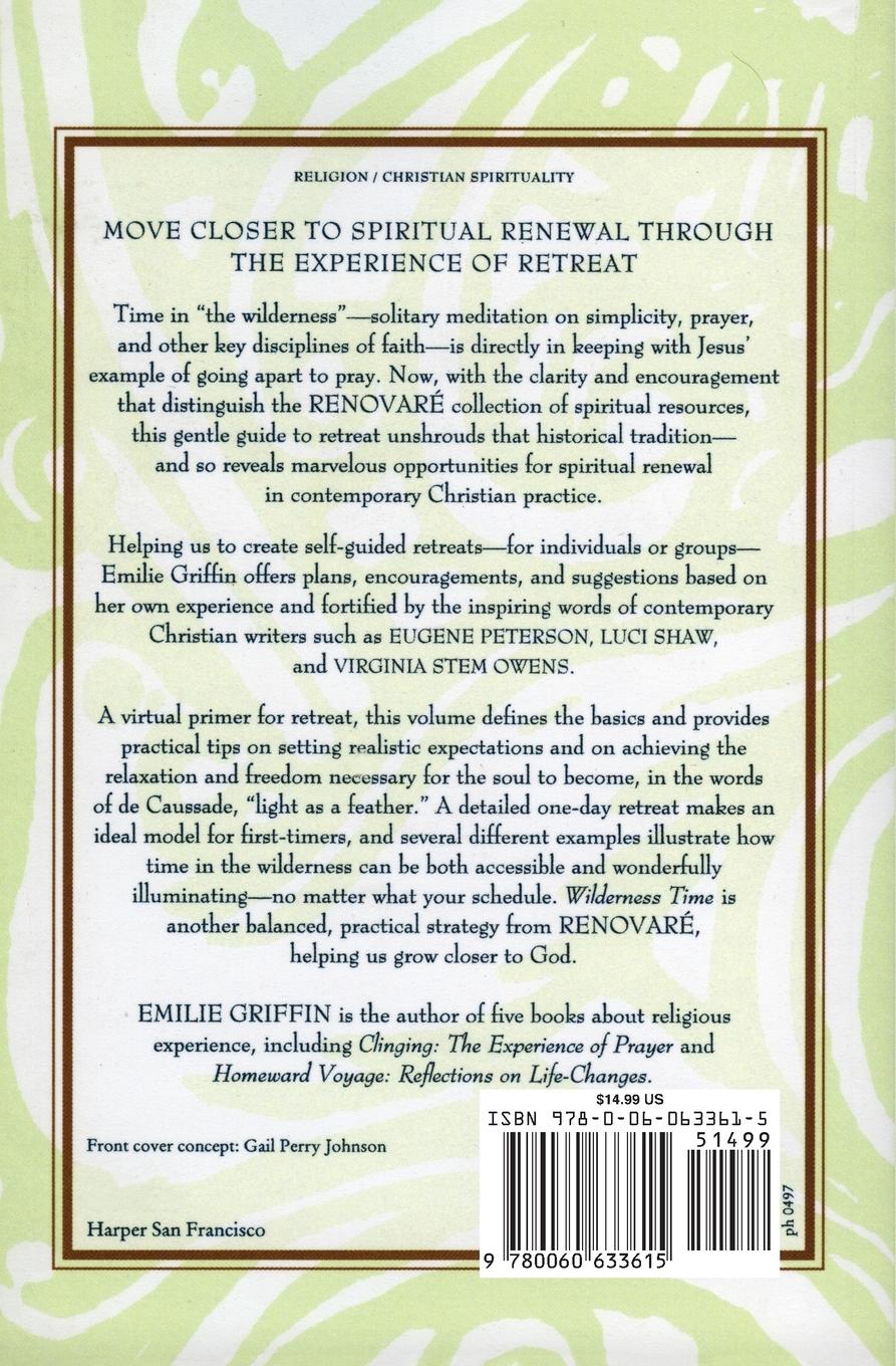 Rückseitencover Wilderness Time