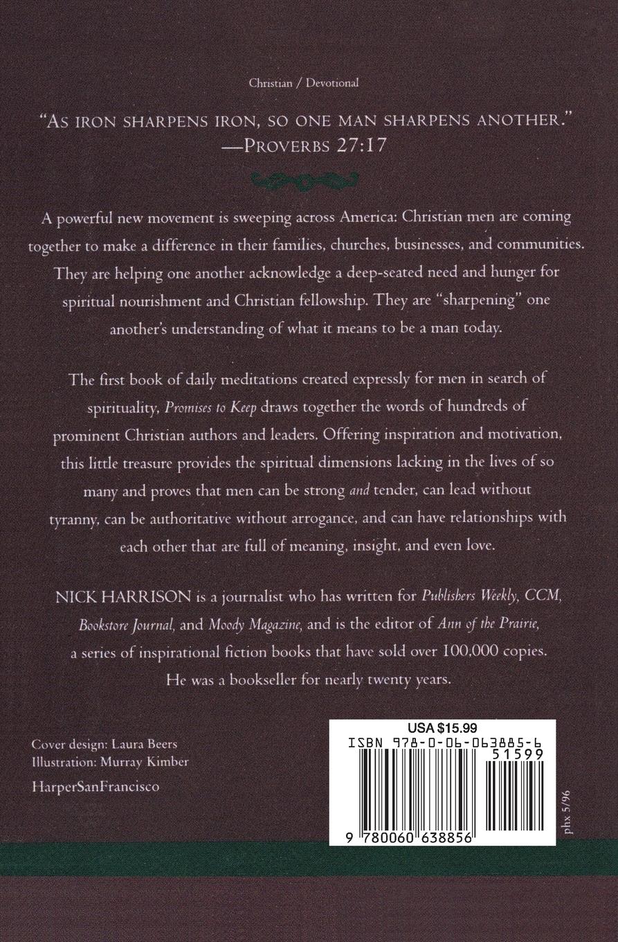 Rückseitencover Promises to Keep