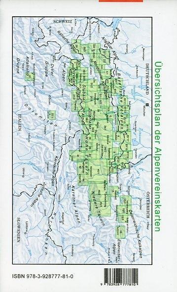 Beispielinhalt (Bild) DAV Alpenvereinskarte 45/2 Niedere Tauern 2. 1 : 50 000 Wegmarkierung