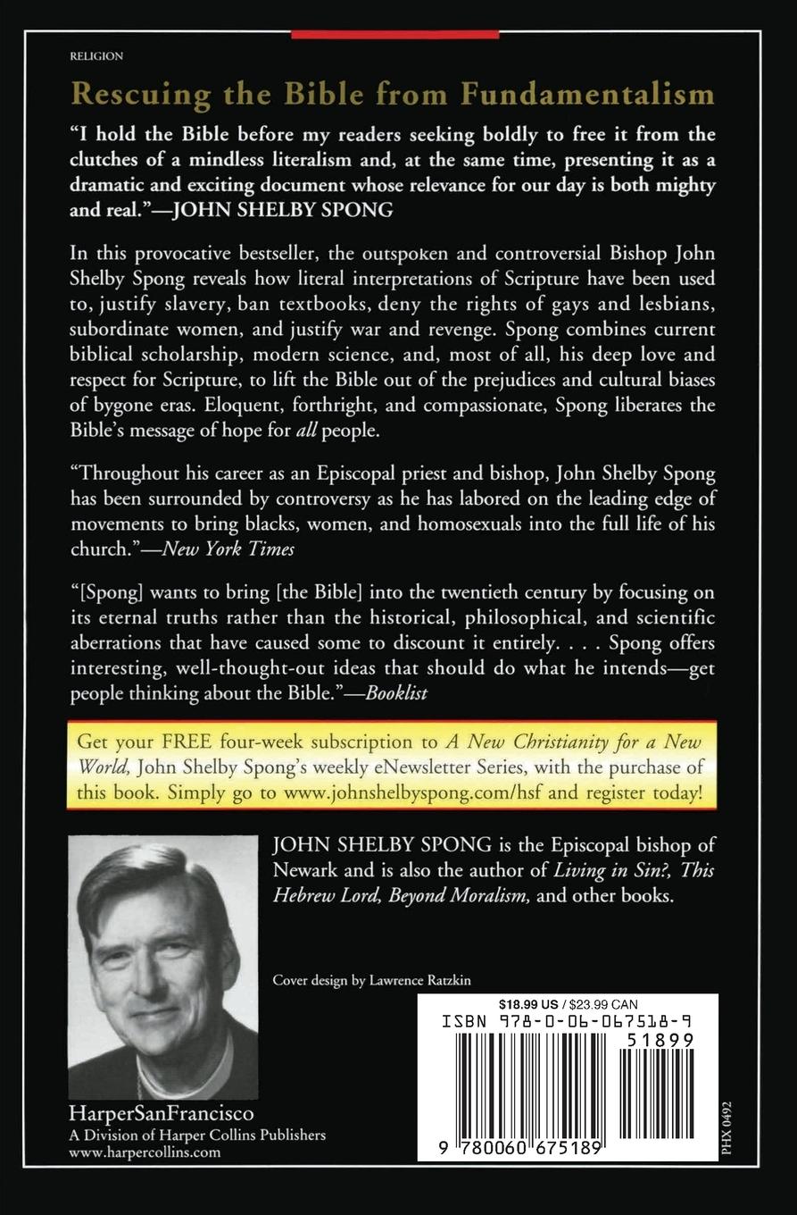 Rückseitencover Rescuing the Bible from Fundamentalism