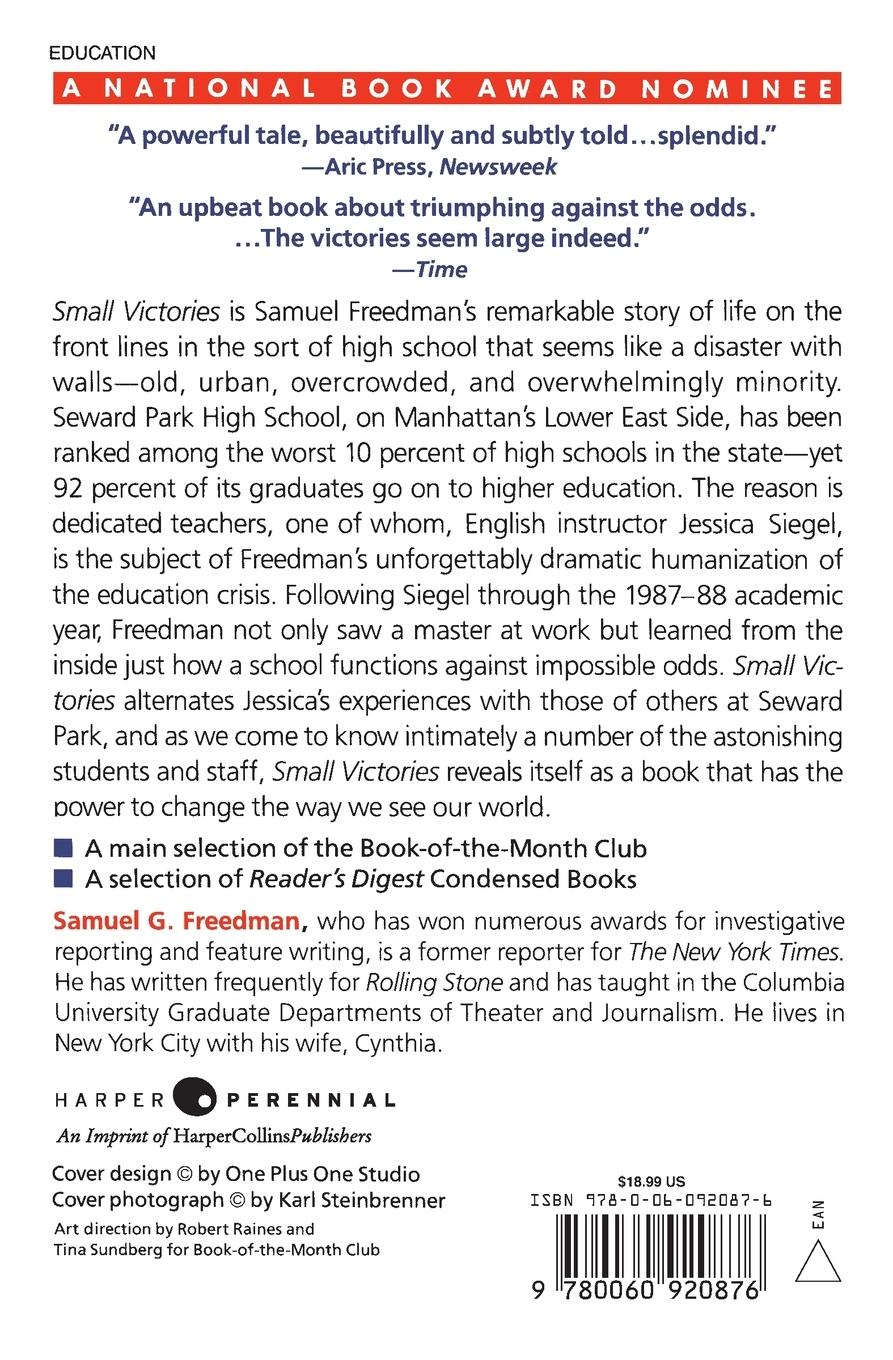 Rückseitencover Small Victories