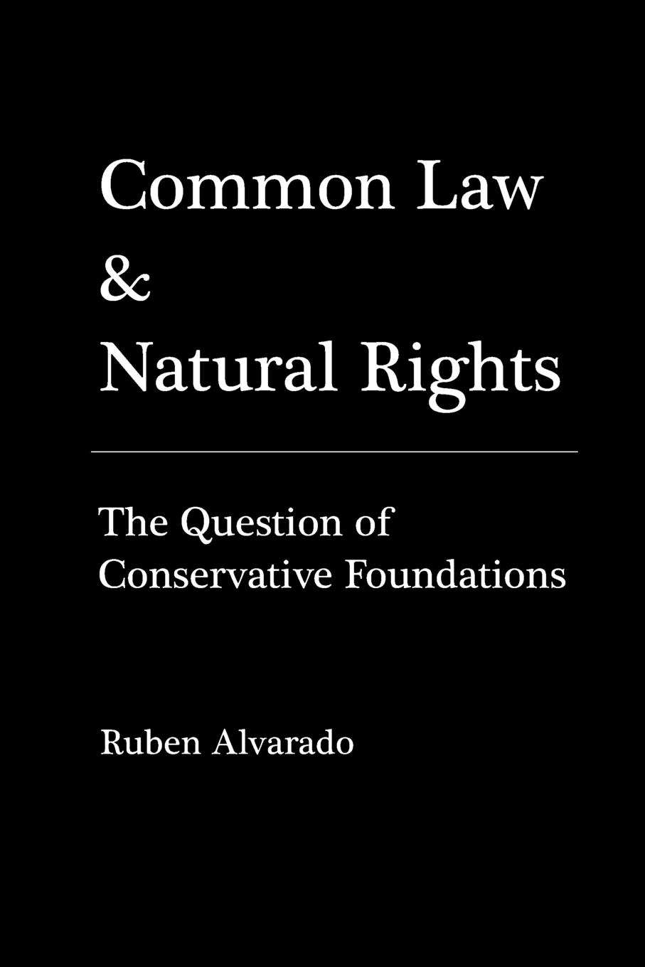 Vorderes Coverbild Common Law & Natural Rights
