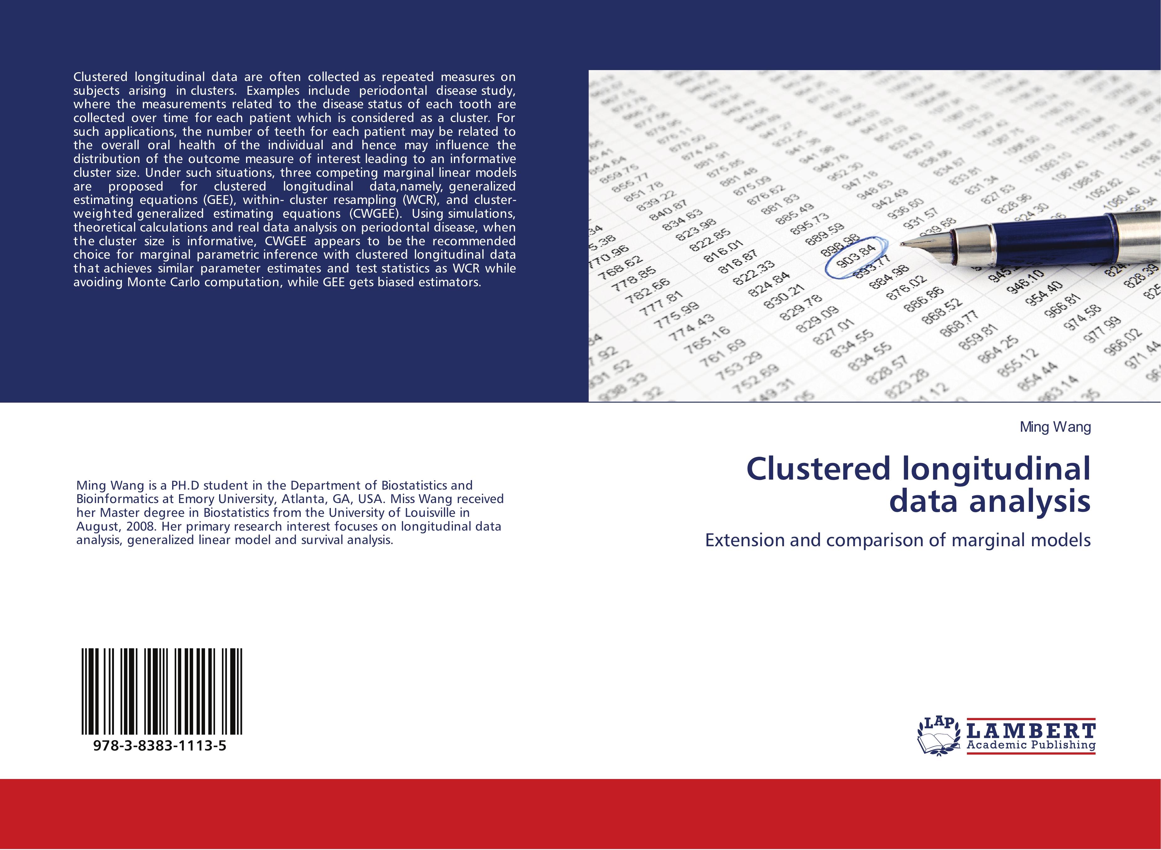 Vorderes Coverbild Clustered longitudinal data analysis