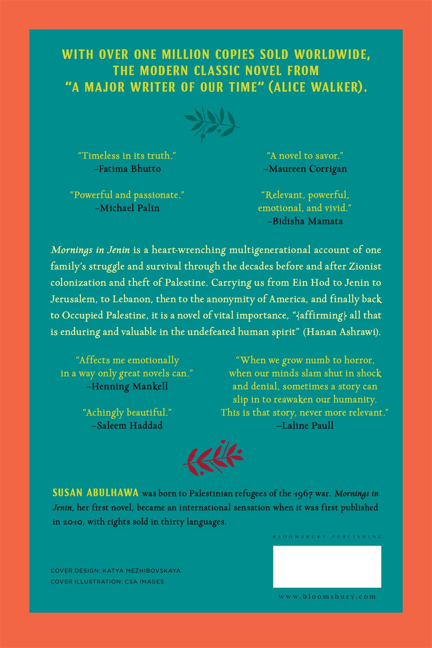 Rückseitencover Mornings in Jenin