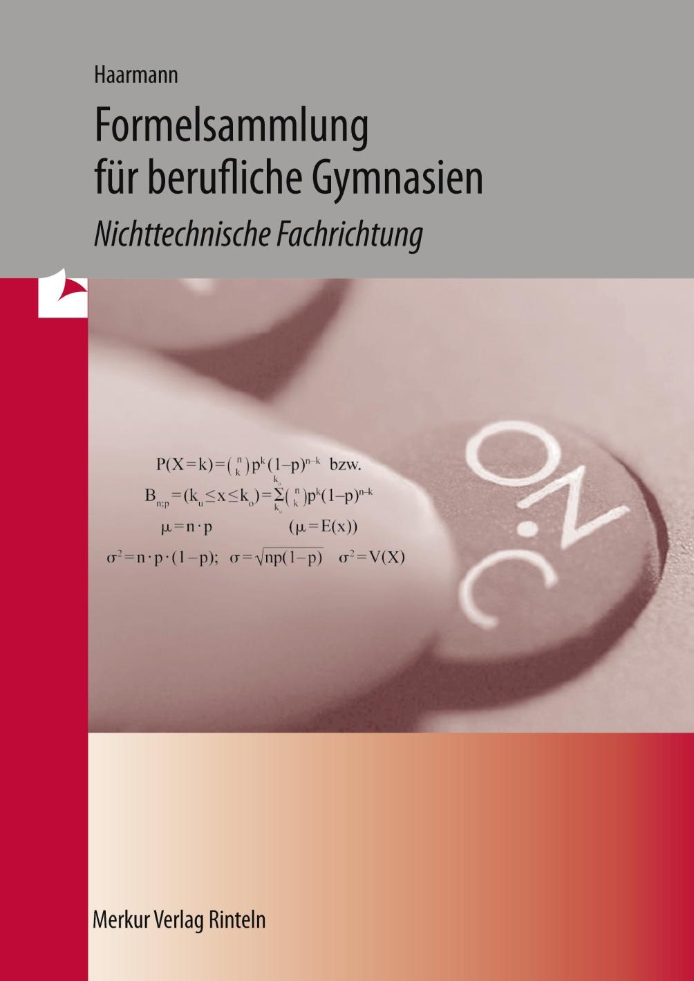 Vorderes Coverbild Formelsammlung für das Berufliche Gymnasien