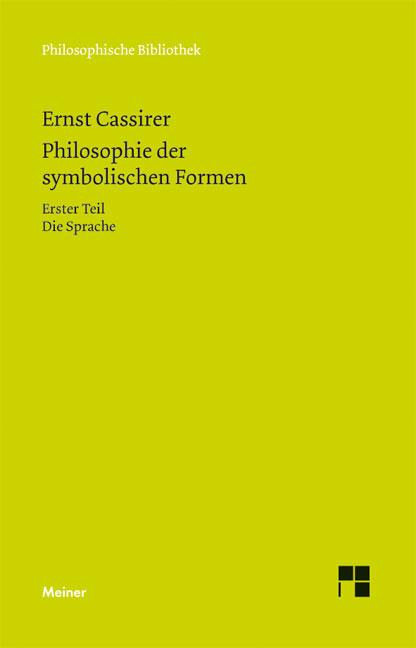 Vorderes Coverbild Philosophie der symbolischen Formen