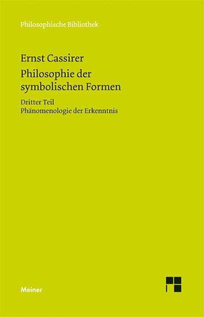 Vorderes Coverbild Philosophie der symbolischen Formen