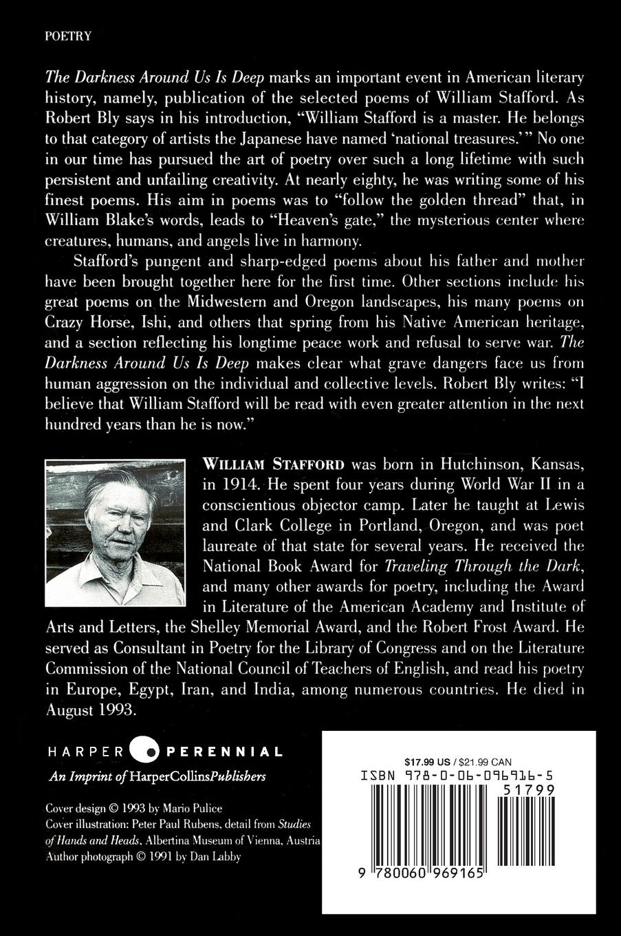 Rückseitencover The Darkness Around Us Is Deep