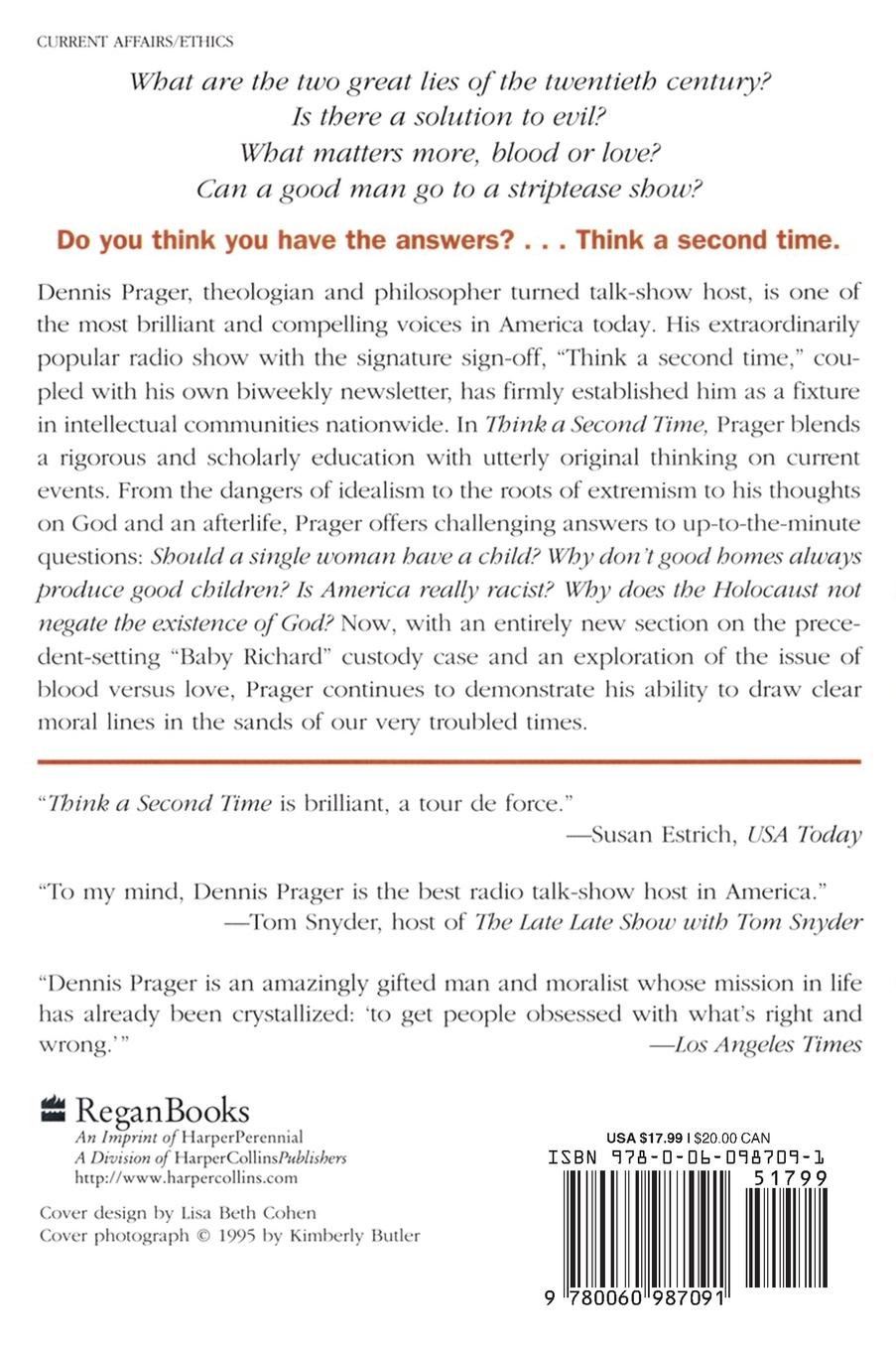 Rückseitencover Think a Second Time