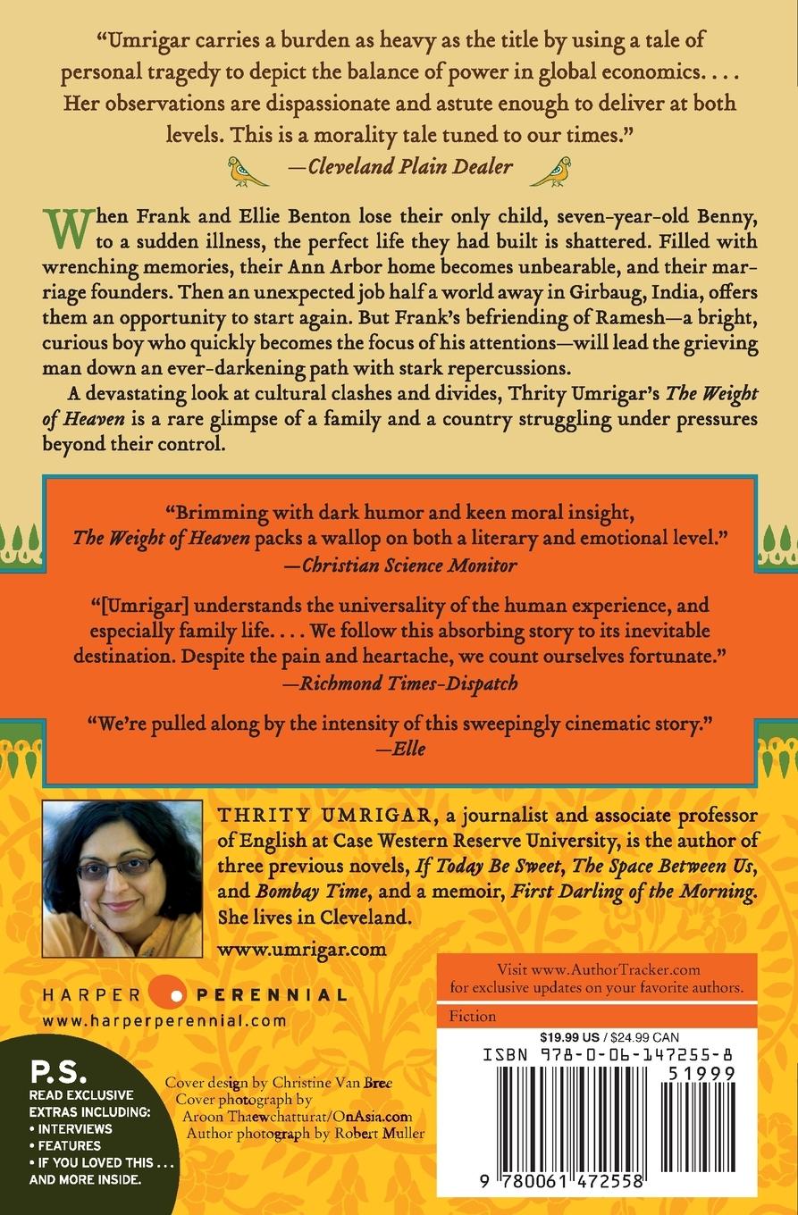 Rückseitencover The Weight of Heaven