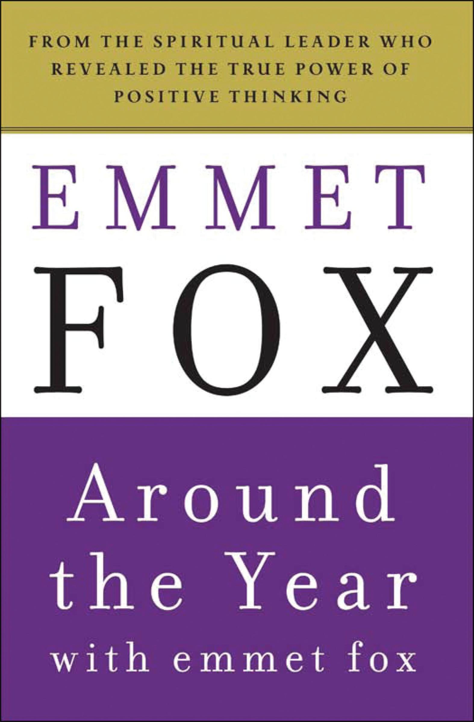 Vorderes Coverbild Around the Year with Emmet Fox