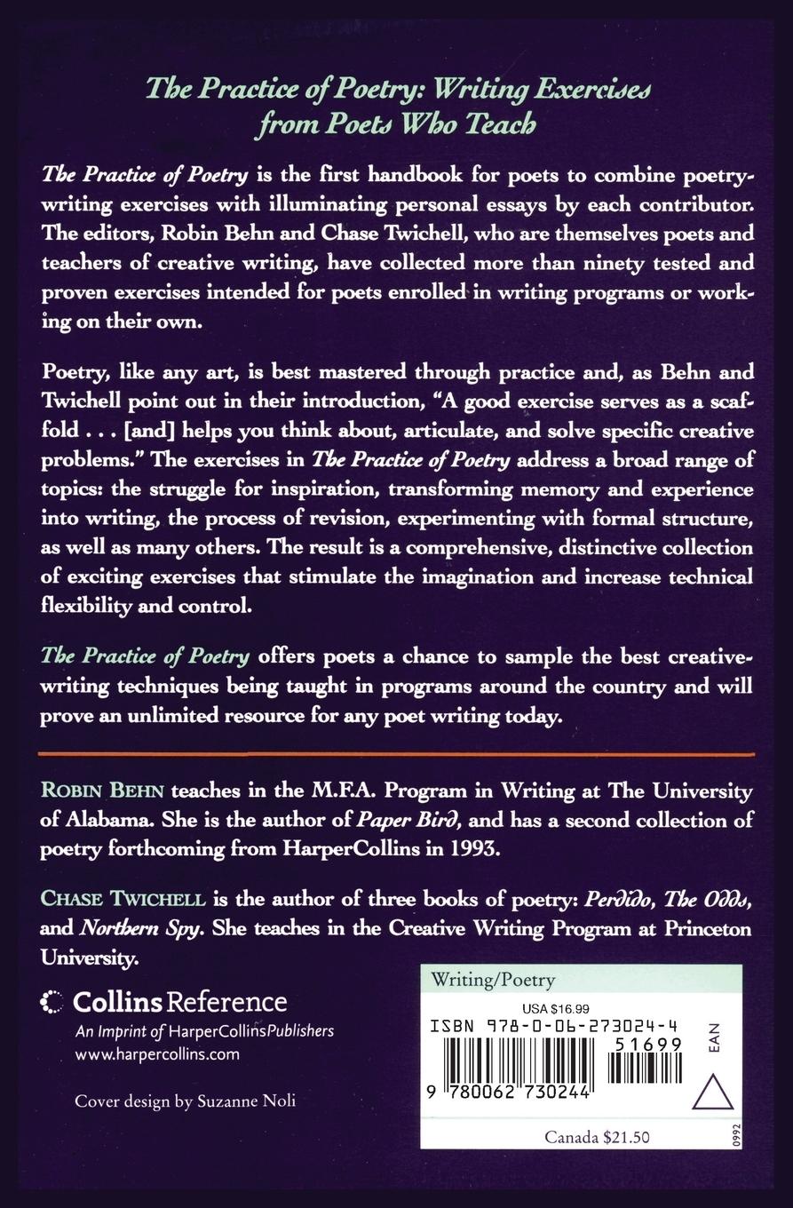 Rückseitencover The Practice of Poetry