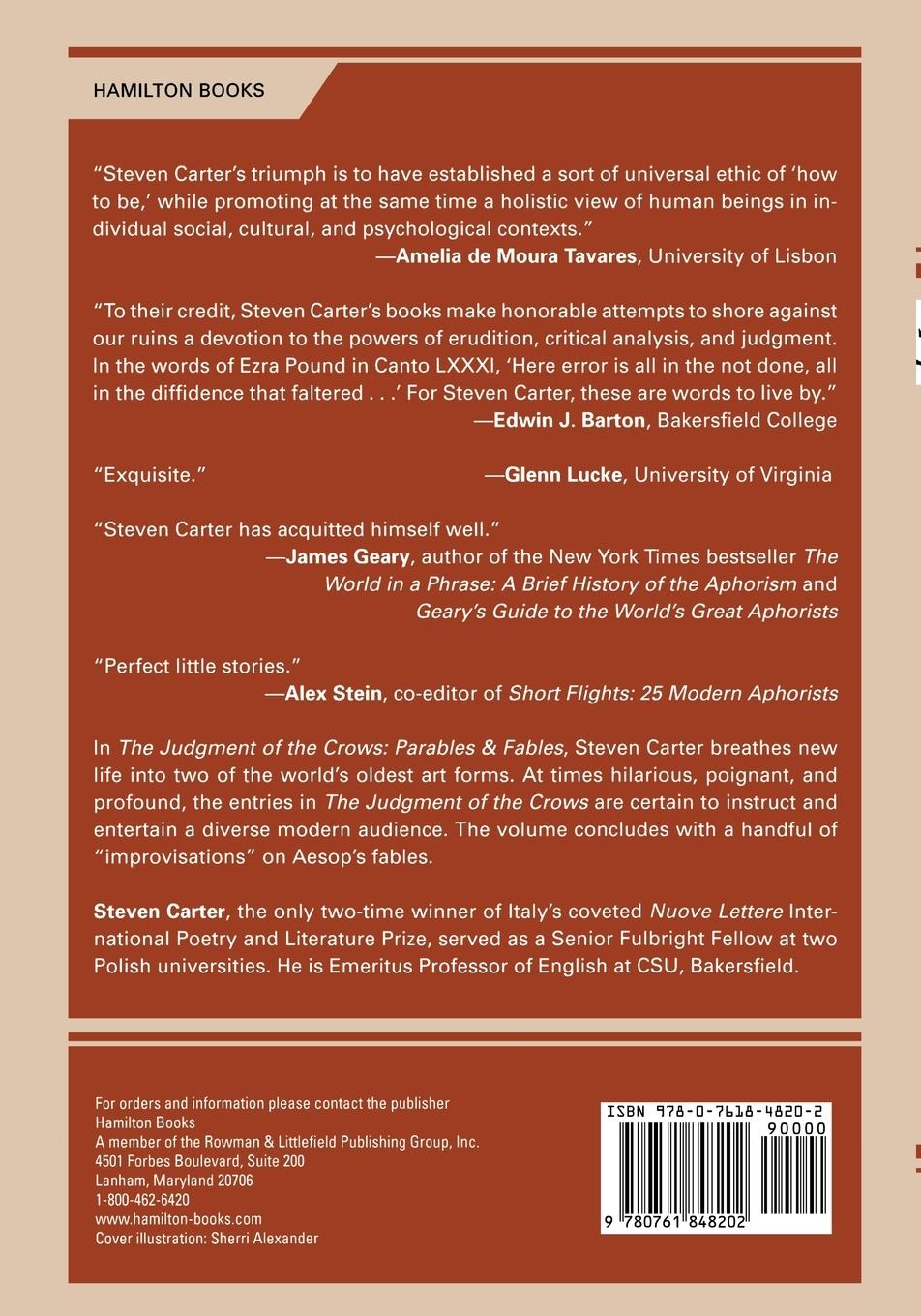 Rückseitencover Judgment of the Crows