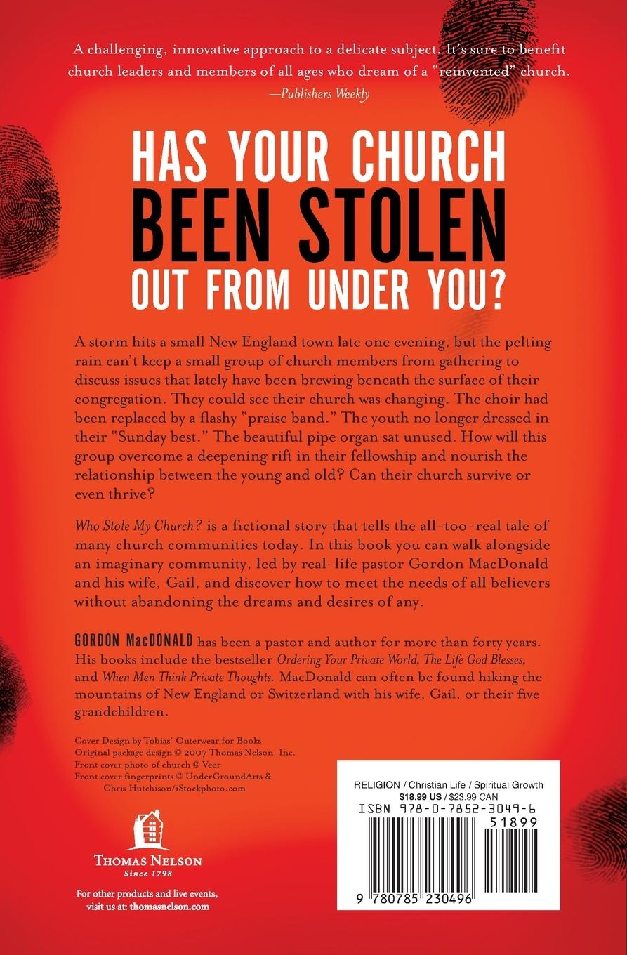 Rückseitencover Who Stole My Church