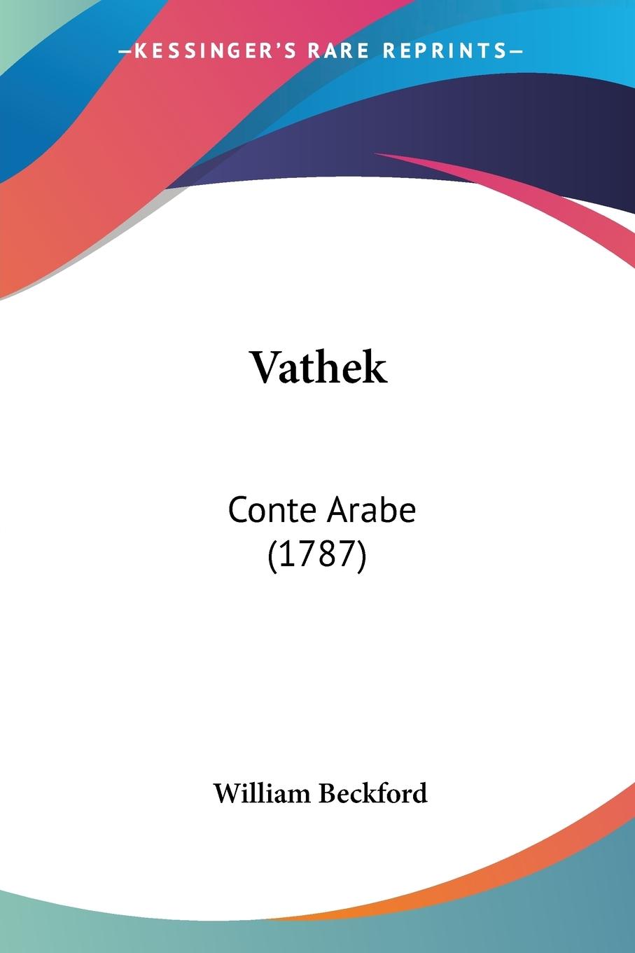 Vorderes Coverbild Vathek