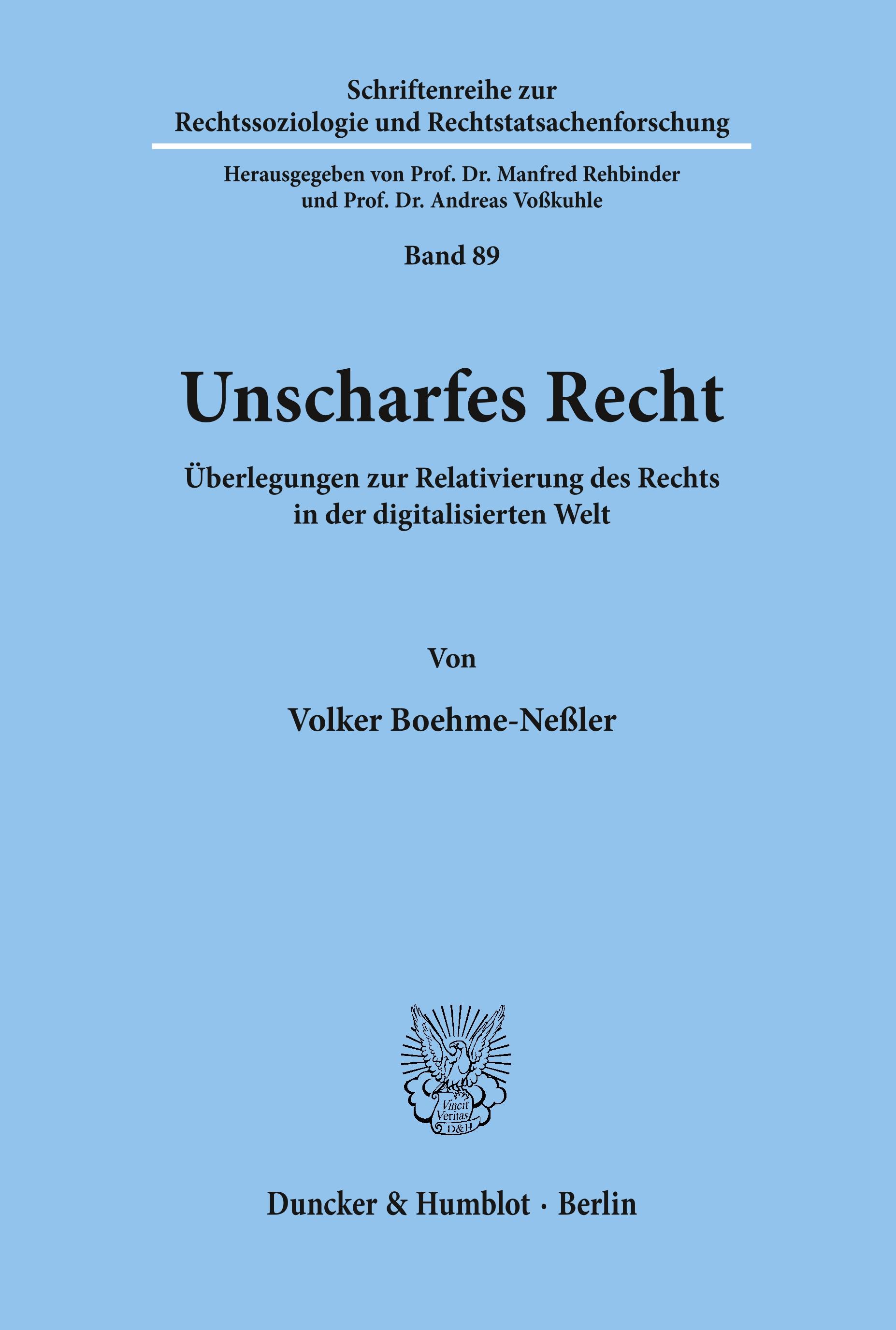 Vorderes Coverbild Unscharfes Recht.