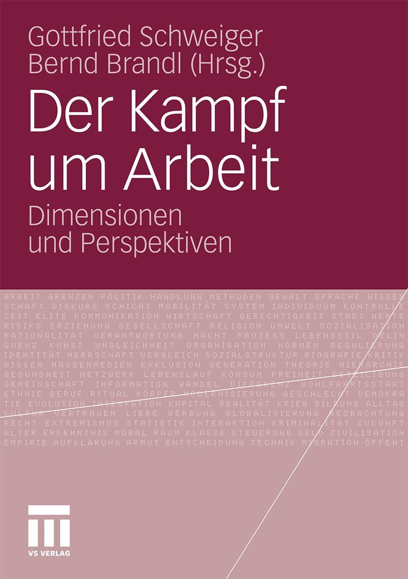 Vorderes Coverbild Der Kampf um Arbeit