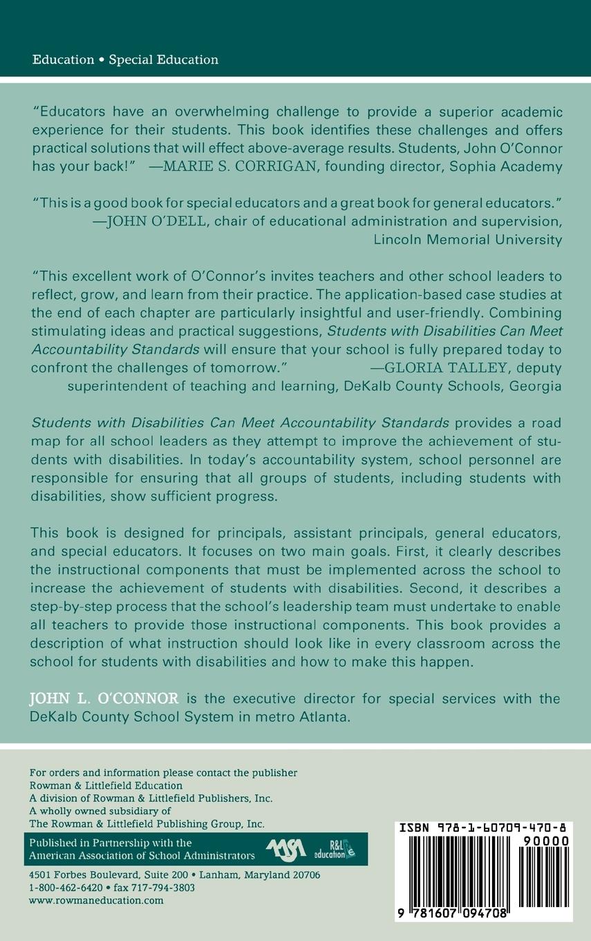 Rückseitencover Students with Disabilities Can Meet Accountability Standards