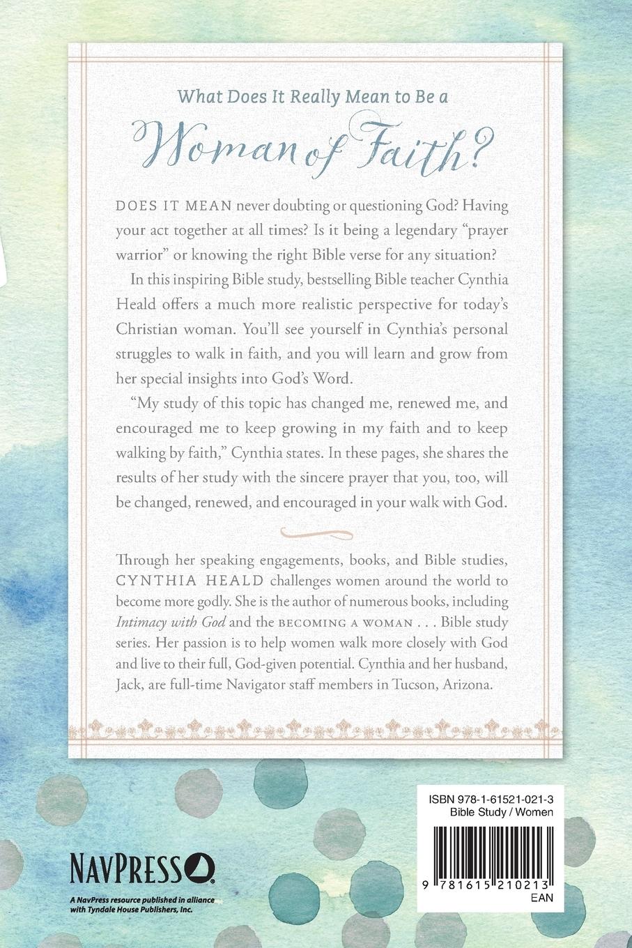 Rückseitencover Becoming a Woman of Faith