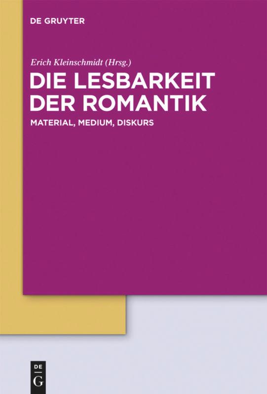 Vorderes Coverbild Die Lesbarkeit der Romantik