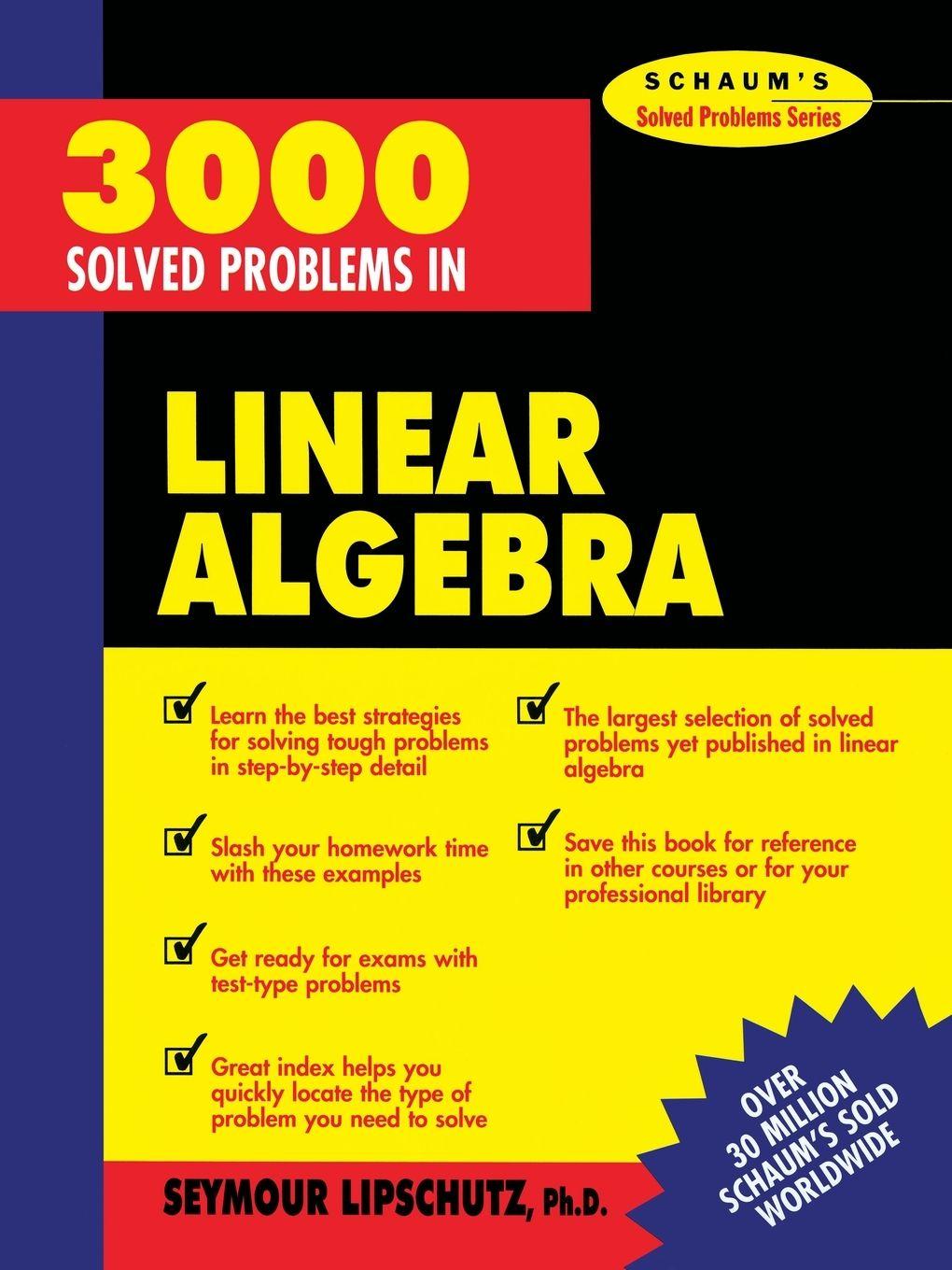 Vorderes Coverbild 3,000 Solved Problems in Linear Algebra