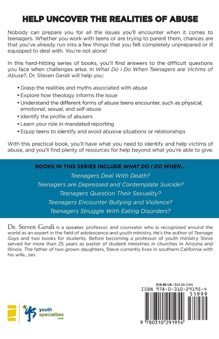 Rückseitencover What Do I Do When Teenagers Are Victims of Abuse?