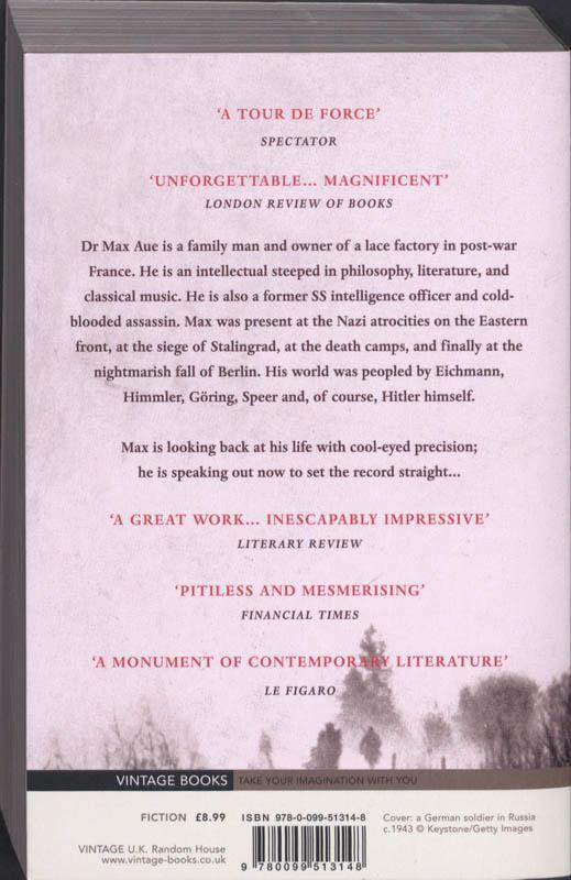 Rückseitencover The Kindly Ones