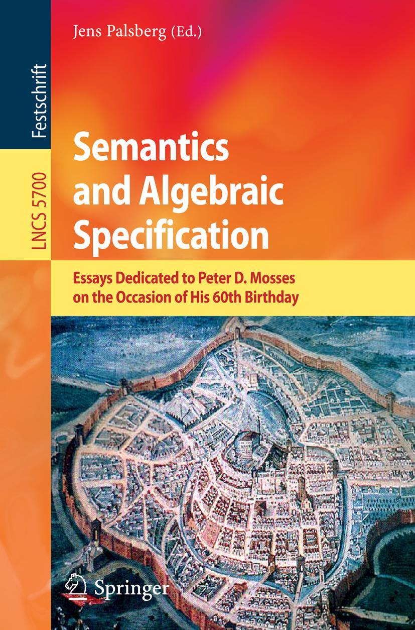 Vorderes Coverbild Semantics and Algebraic Specification