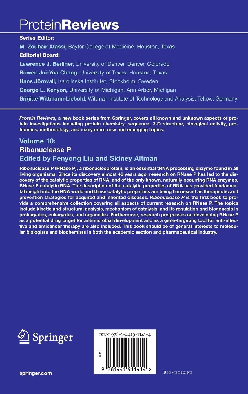 Rückseitencover Ribonuclease P
