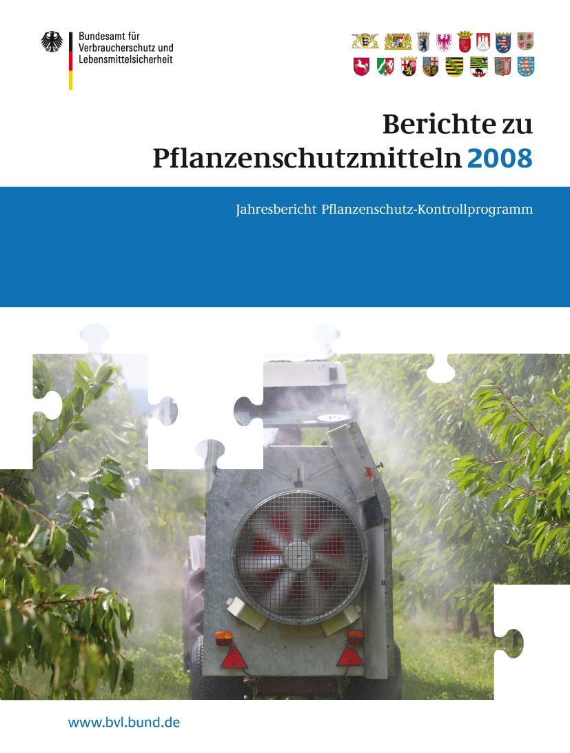 Vorderes Coverbild Berichte zu Pflanzenschutzmitteln 2008