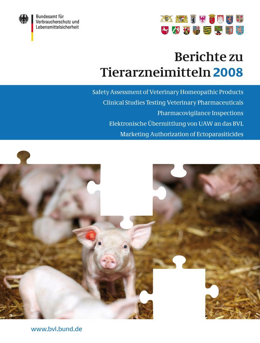 Vorderes Coverbild Berichte zu Tierarzneimitteln 2008