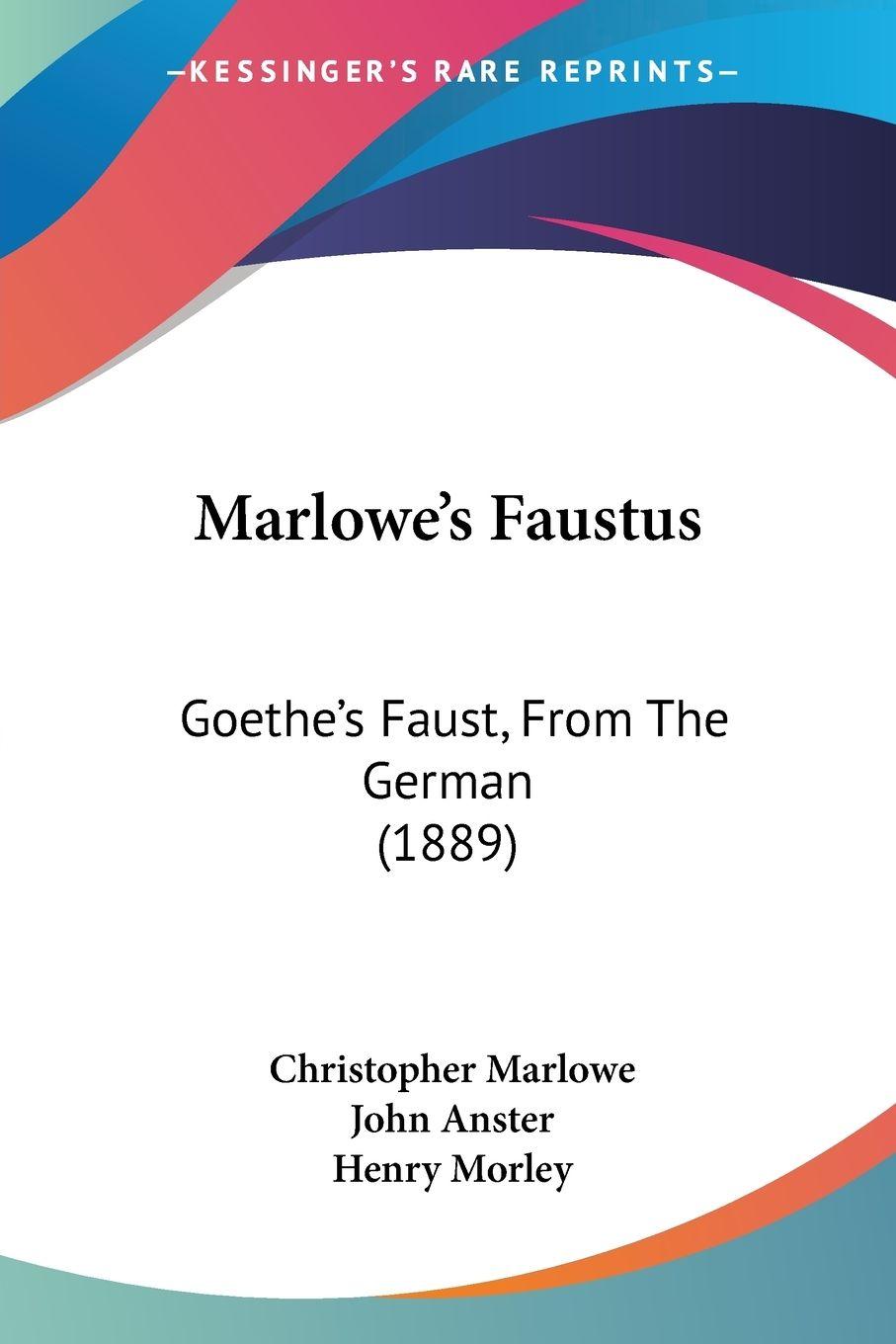 Vorderes Coverbild Marlowe's Faustus