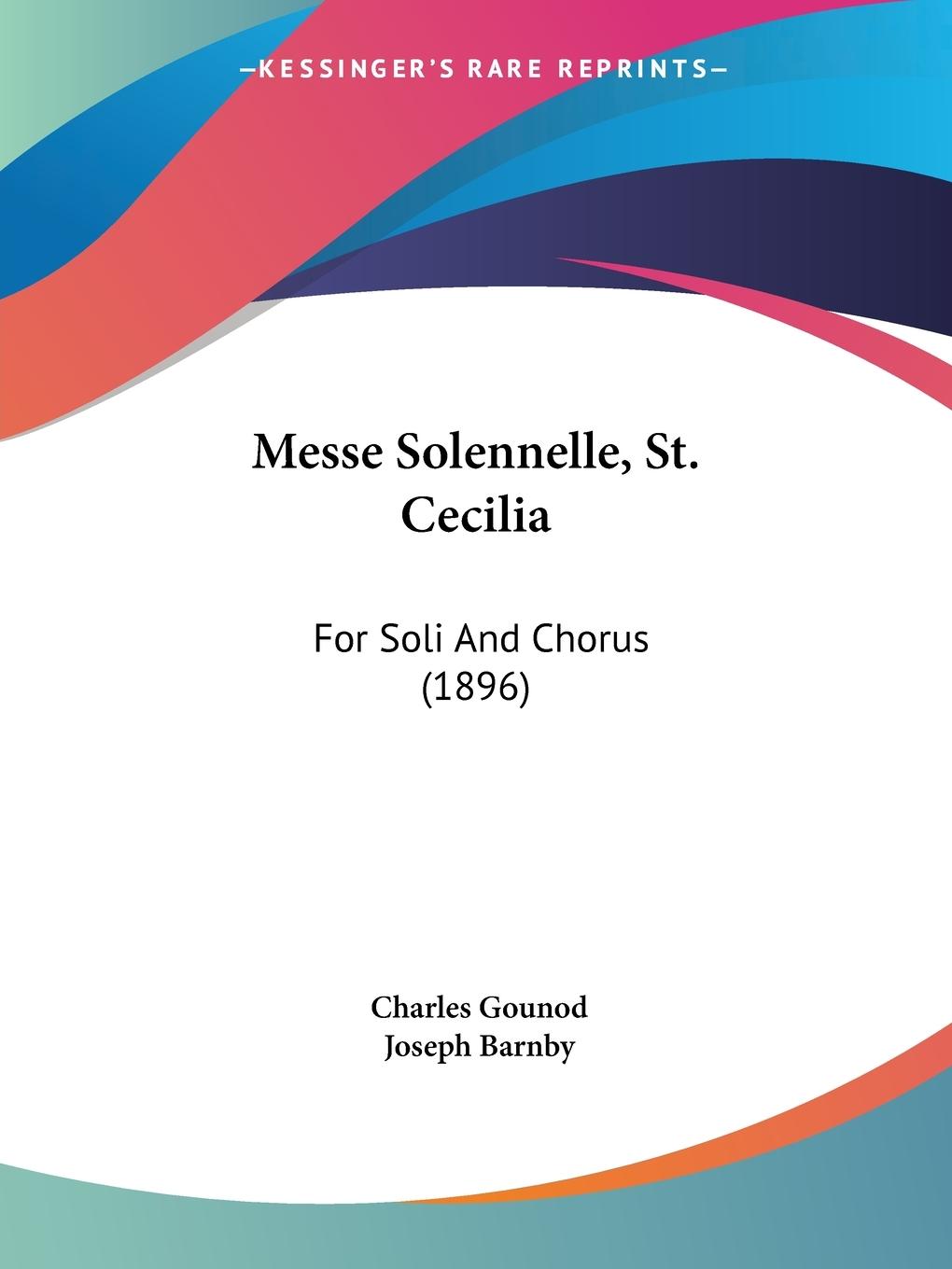 Vorderes Coverbild Messe Solennelle, St. Cecilia