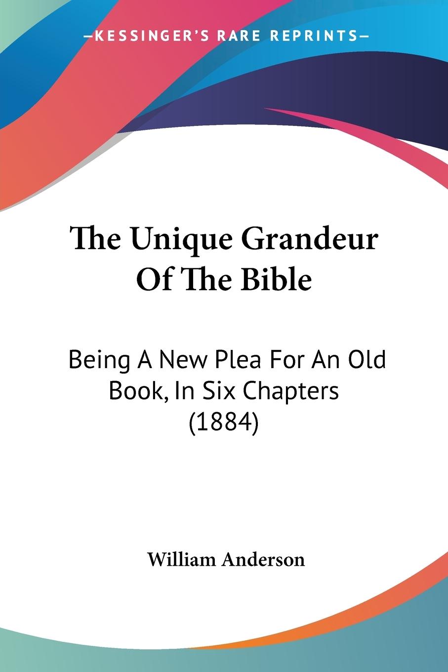 Vorderes Coverbild The Unique Grandeur Of The Bible