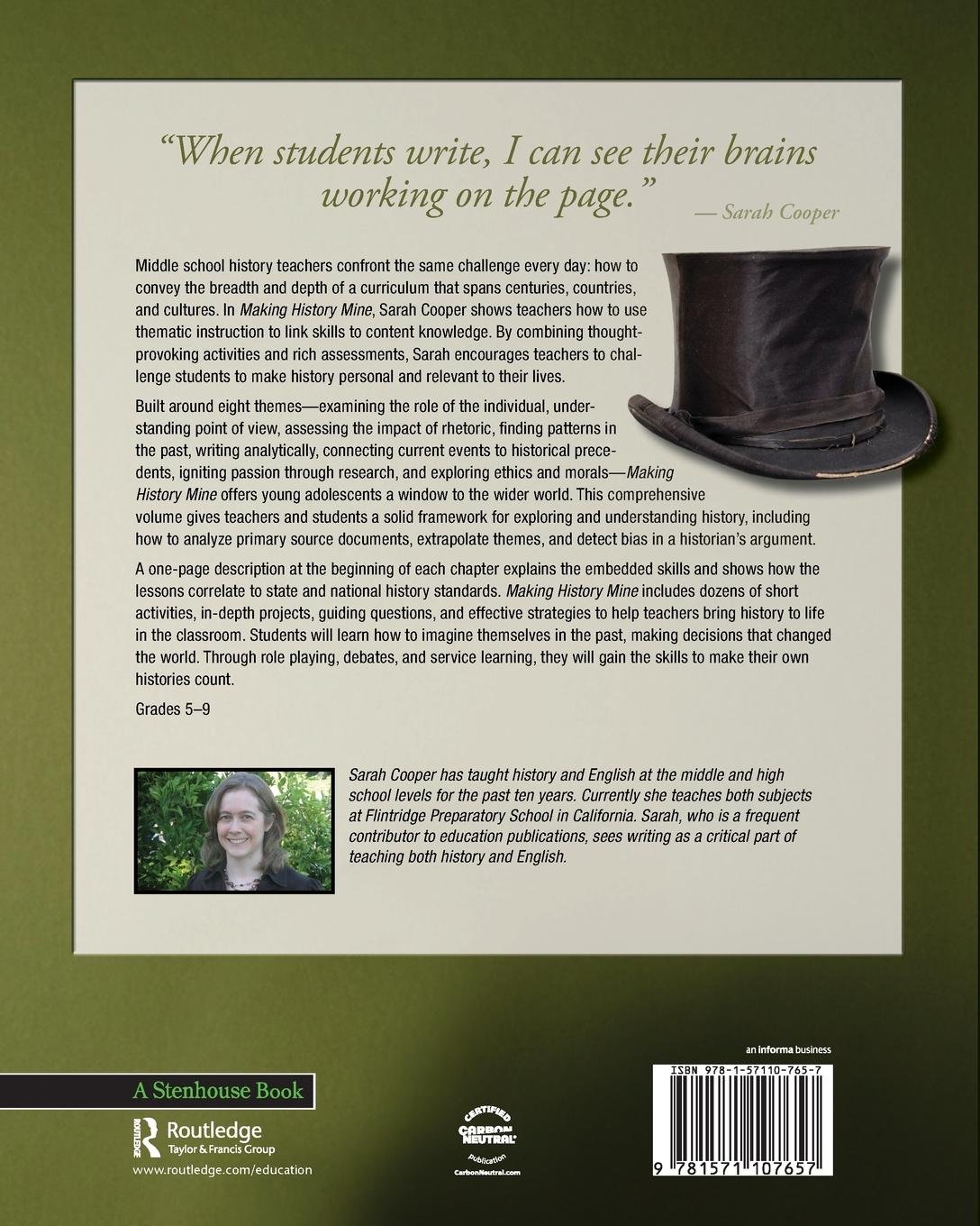 Rückseitencover Making History Mine