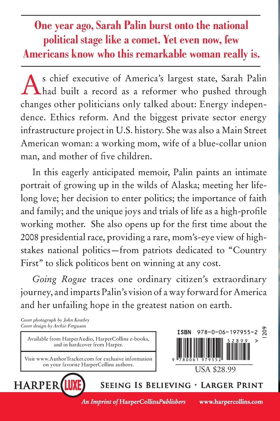 Rückseitencover Going Rogue LP