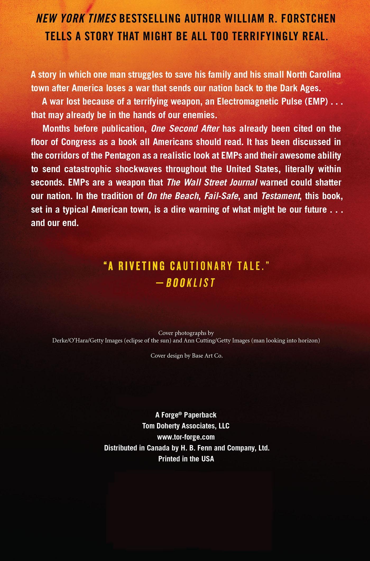 Rückseitencover One Second After