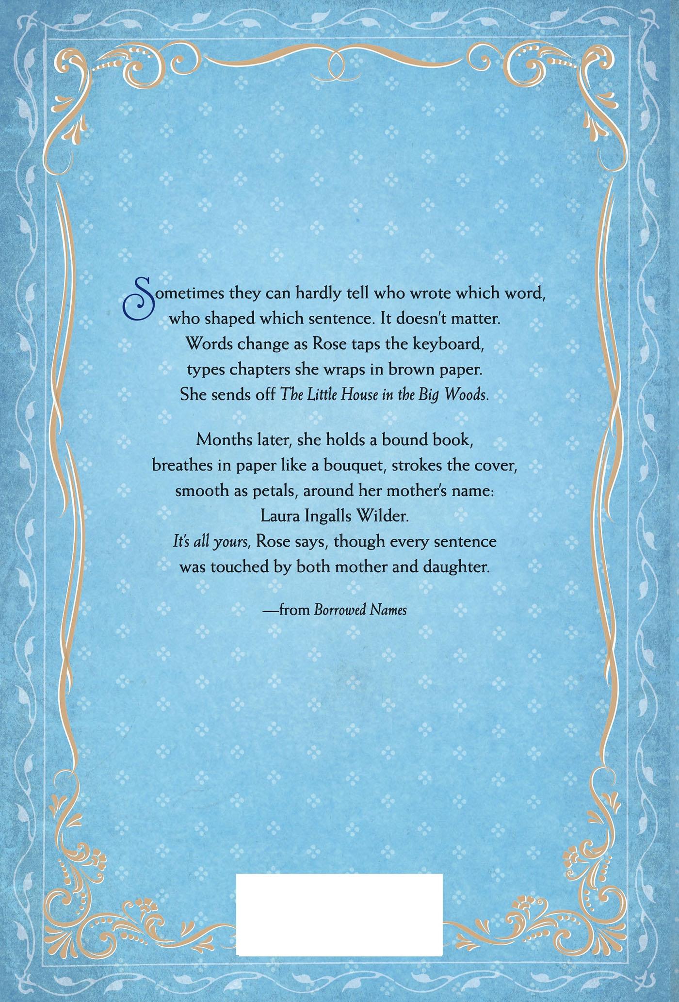 Rückseitencover Borrowed Names