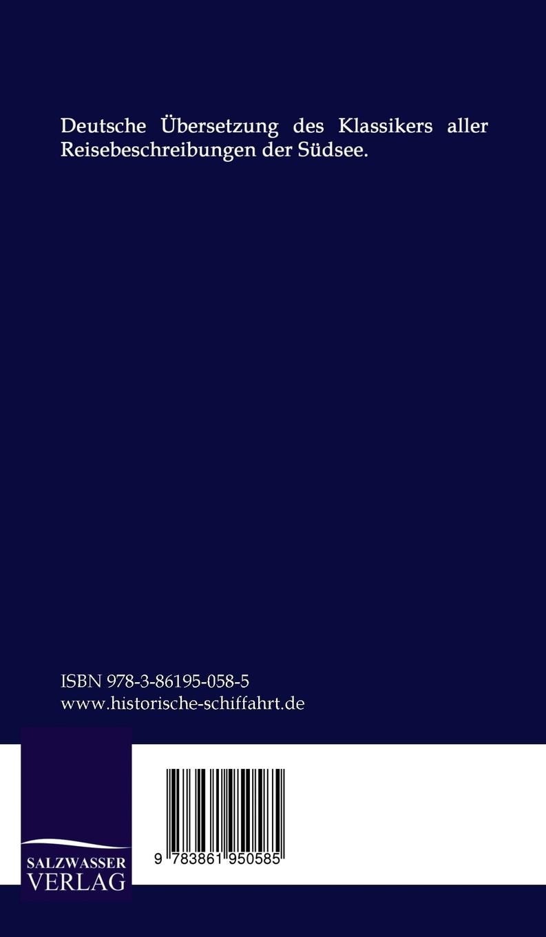 Rückseitencover Entdeckungsreise in die Südsee von 1776 bis 1780