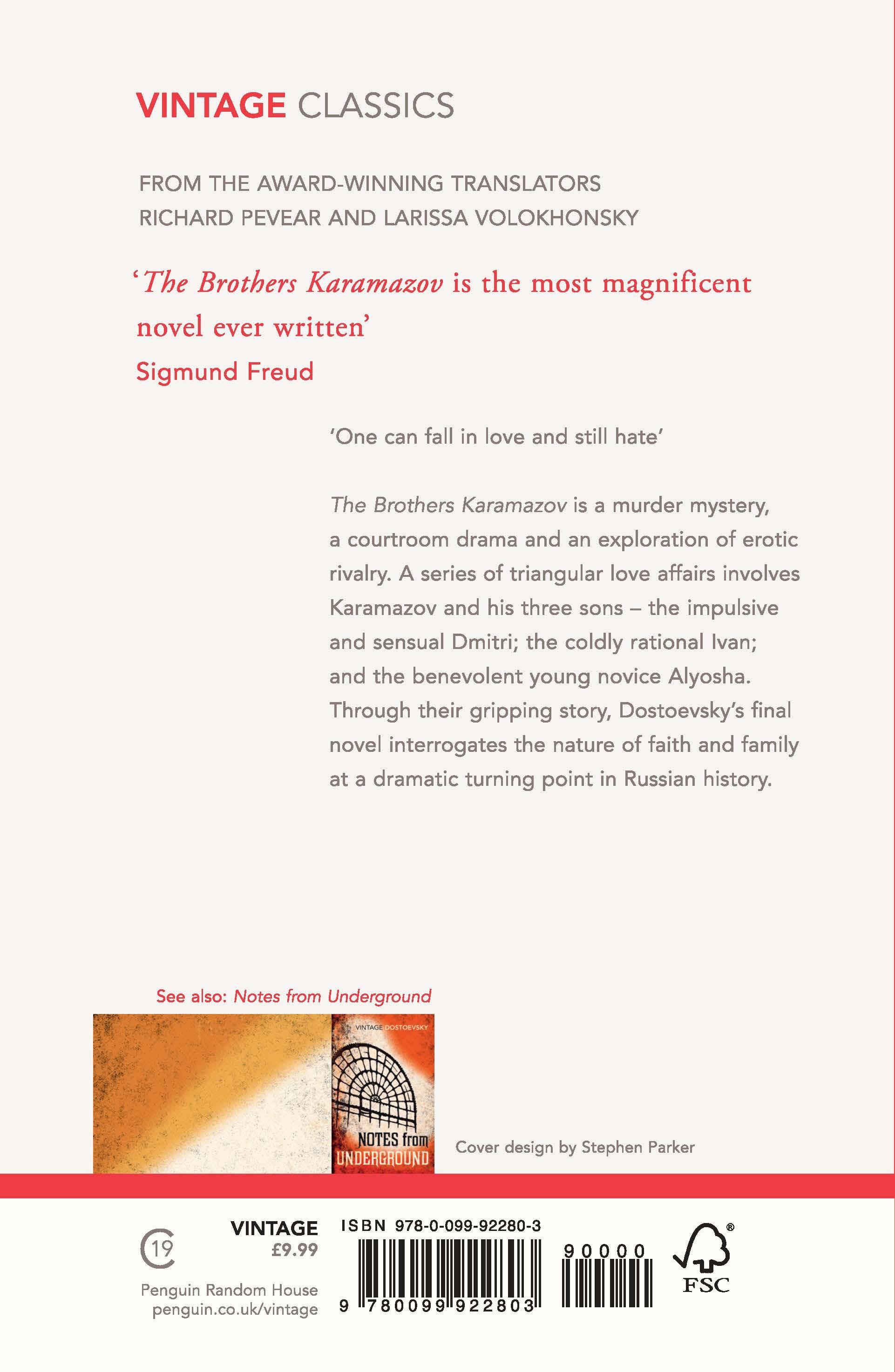 Rückseitencover The Brothers Karamazov