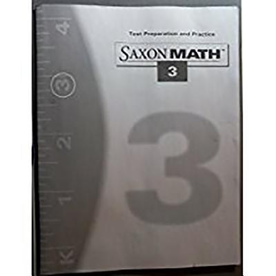 Vorderes Coverbild Saxon Math 3: Test Prep