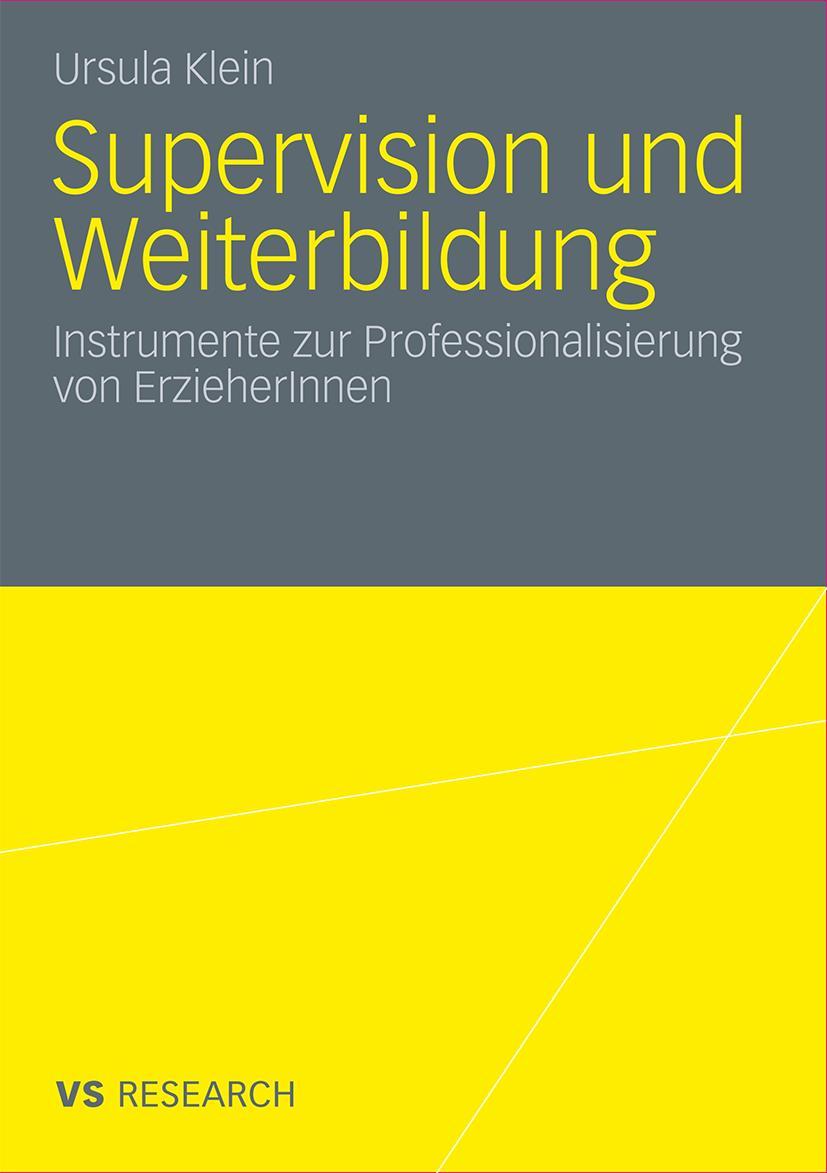 Vorderes Coverbild Supervision und Weiterbildung
