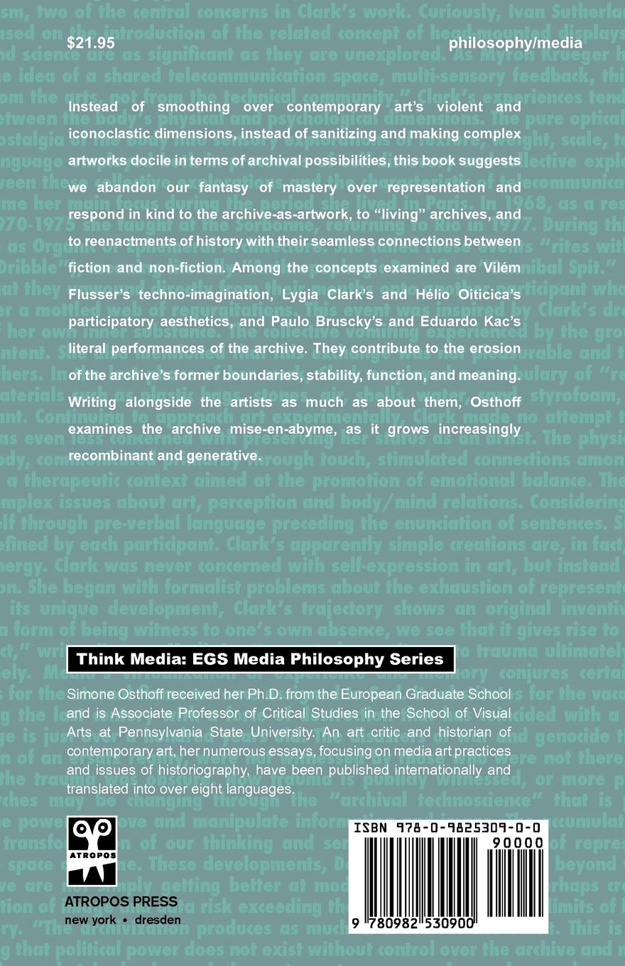 Rückseitencover Performing the Archive