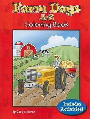 Vorderes Coverbild Farm Days A-Z Coloring Book